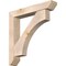 Ekena Millwork Westlake Slat Smooth Bracket w/ Offset Brace, Douglas Fir, 7 1/2"W x 44"D x 44"H BKT0806X44X44WTL06SDF - alternate 1
